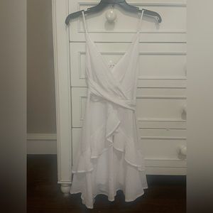 White dress.New with tags from Francesca’s.Size large even though tag says M